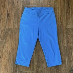 Ruby Rd. Sky Blue Capri Pants